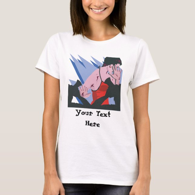 Camiseta de la princesa personalizable Paparazzi (Anverso)