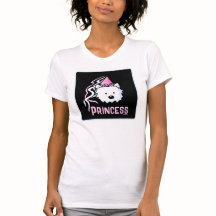 Camiseta de la Princesa Westie Art