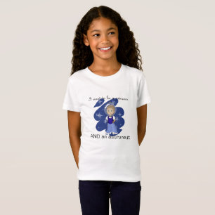 camiseta de la princesa y del astronauta - medio