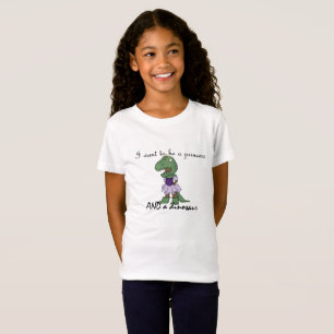 camiseta de la princesa y del dinosaurio