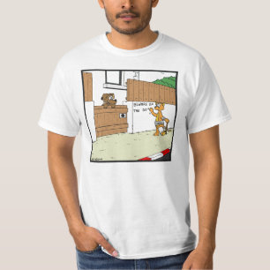 Camiseta de la promoción de los dibujos animados