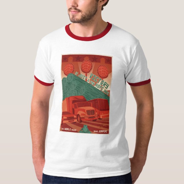 Camiseta de la propaganda de la arcada (Anverso)