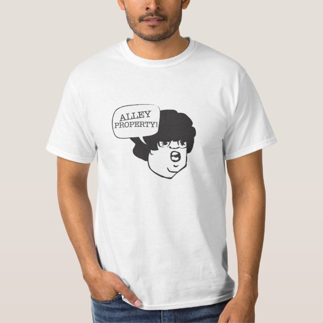 Camiseta de la propiedad del callejón (Anverso)