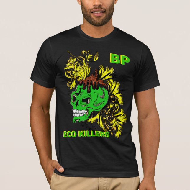 camiseta de la protesta del derrame de petróleo (Anverso)