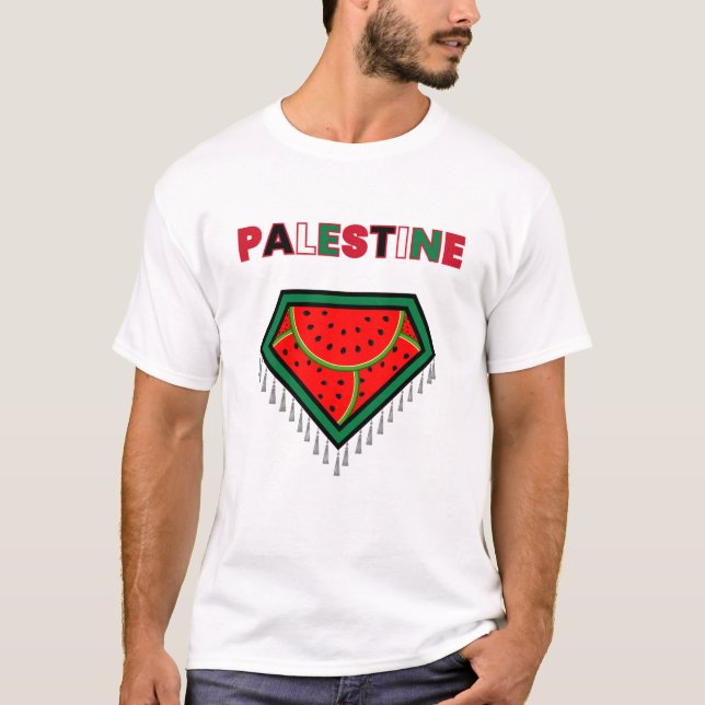 Camiseta de la protesta palestina libre - Tee de s (Anverso)