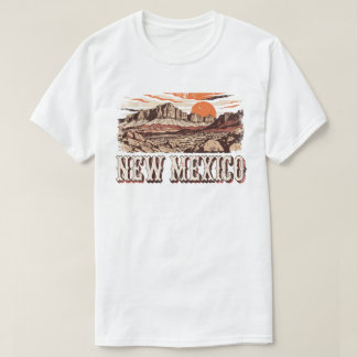 Camiseta de la puesta de sol del desierto occident