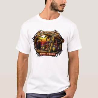Camiseta de la puesta del sol de Davey Bonez Woody