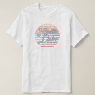 Camiseta de la puesta del sol del lago smith