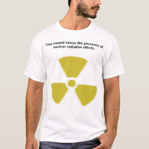 Camiseta de la radiación nuclear