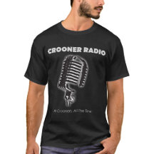 Camiseta de la radio del cantante melódico de los