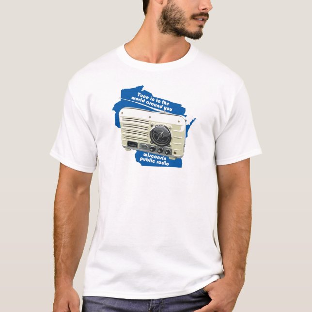 Camiseta de la radio pública de Wisconsin (Anverso)