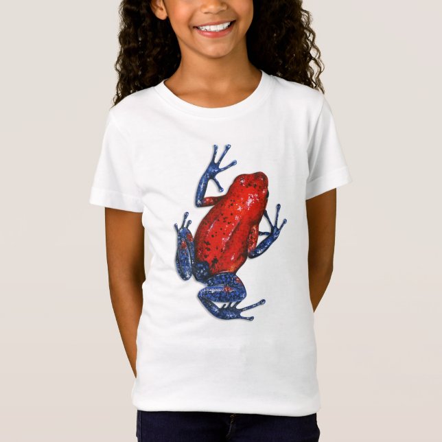 Camiseta de la rana del dardo del veneno de la (Anverso)