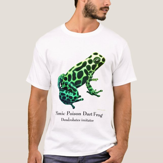 Camiseta de la rana del veneno del imitador de (Anverso)