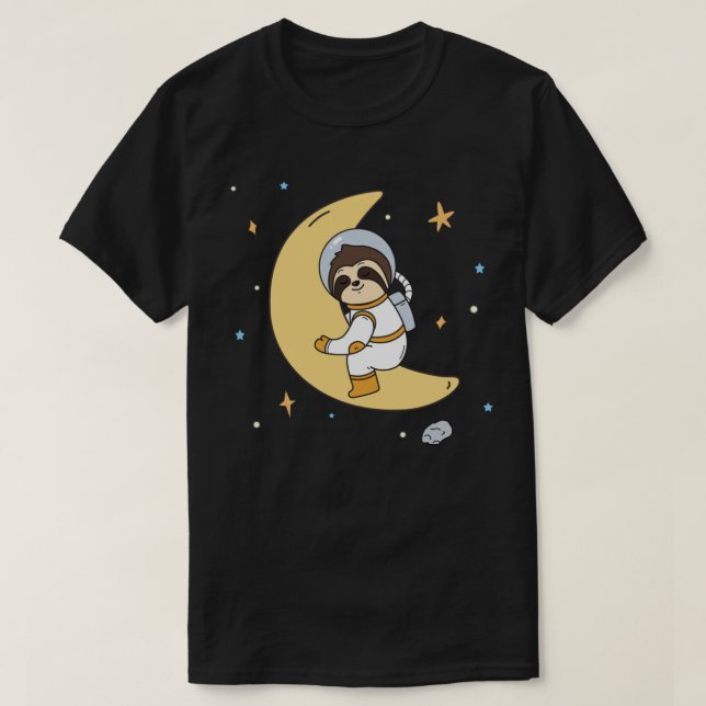 Camiseta de la ranura del espacio adorable (Diseño del anverso)