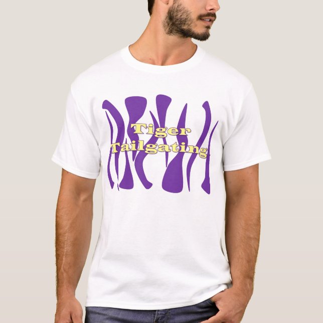 Camiseta de la raya del chupar rueda del tigre (Anverso)