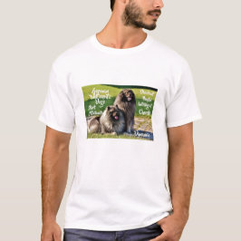 Camiseta de la raza del perro Wolfssprit-Keeshond