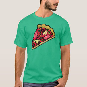 Camiseta de la rebanada de la pizza