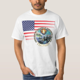 Camiseta de la rebelión del Fiesta del té