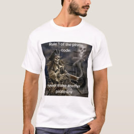 Camiseta de la regla 1 del código pirata
