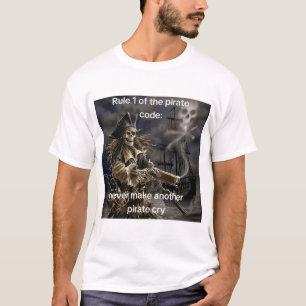 Camiseta de la regla 1 del código pirata