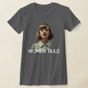 Camiseta de la regla de las mujeres