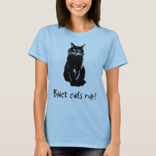 Camiseta de la regla de los gatos negros
