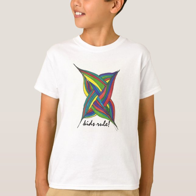 Camiseta de la regla de los niños para los (Anverso)