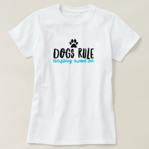 Camiseta de la regla de los perros