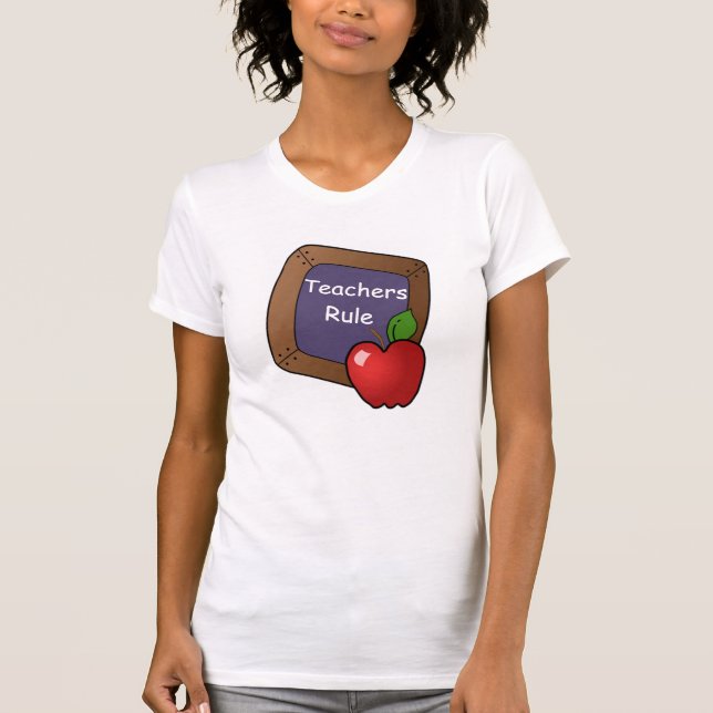Camiseta de la regla de los profesores (Anverso)