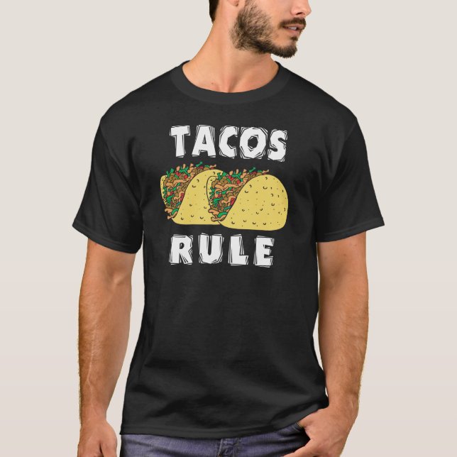 Camiseta de la regla del Tacos (Anverso)