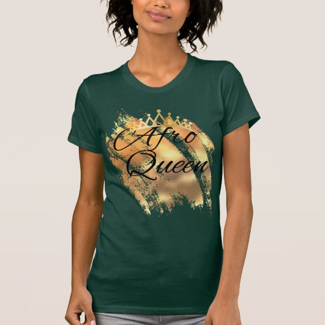Camiseta de la Reina Afro (Anverso)