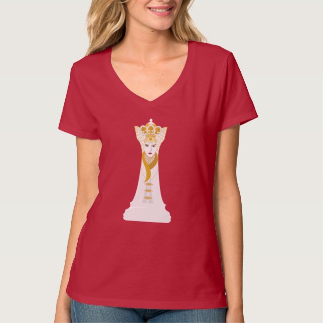 Camiseta de la Reina Blanca (Anverso)