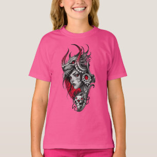 Camiseta de la Reina Chica guerrera gótica - Belle