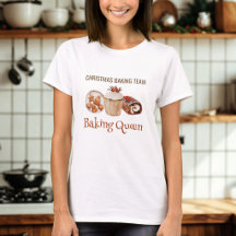 Camiseta de la Reina de la Repostería de Navidad