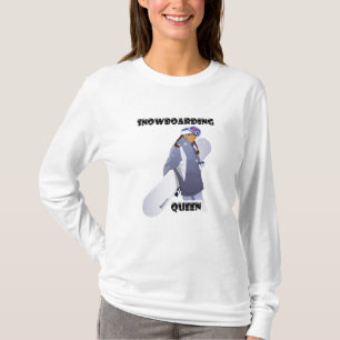 Camiseta de la reina de la snowboard