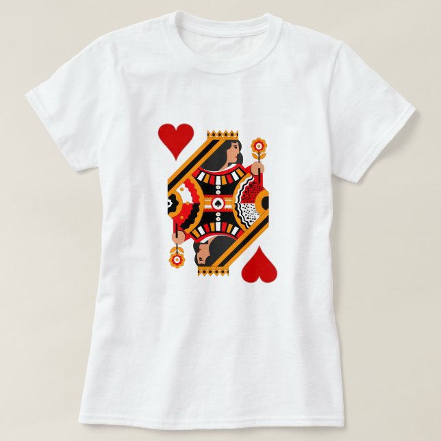 Camiseta de la Reina de los Corazones (Diseño del anverso)