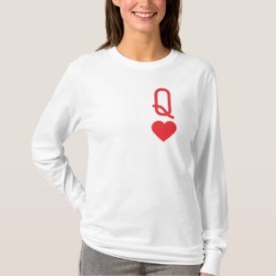 Camiseta de la Reina de los Corazones con mangas l