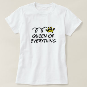 Camiseta de la reina de todo lo divertido para muj