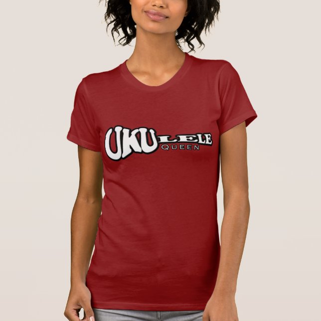 Camiseta de la reina del Ukulele (Anverso)