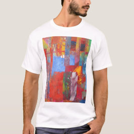 Camiseta de la rejilla del color