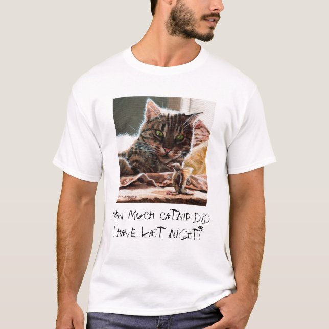 Camiseta de la resaca del Catnip del pájaro del (Anverso)