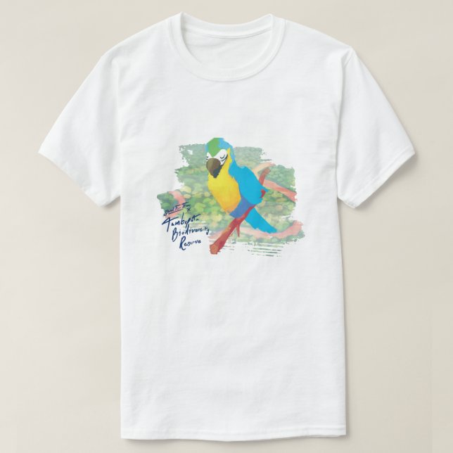 Camiseta de la Reserva de Biodiversidad Tambopata (Diseño del anverso)