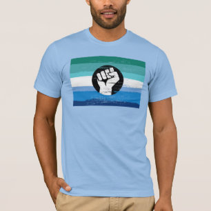 Camiseta de la resistencia al orgullo gay masculin