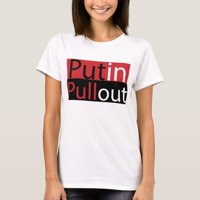 Camiseta de la retirada de Putin de las mujeres (Anverso)