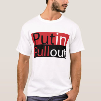 Camiseta de la retirada de Putin de los hombres