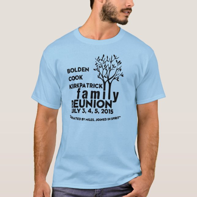 Camiseta de la reunión de familia (Anverso)