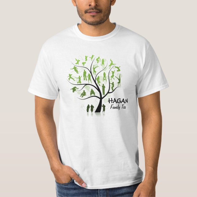 Camiseta de la reunión de familia de Hagan de la (Anverso)
