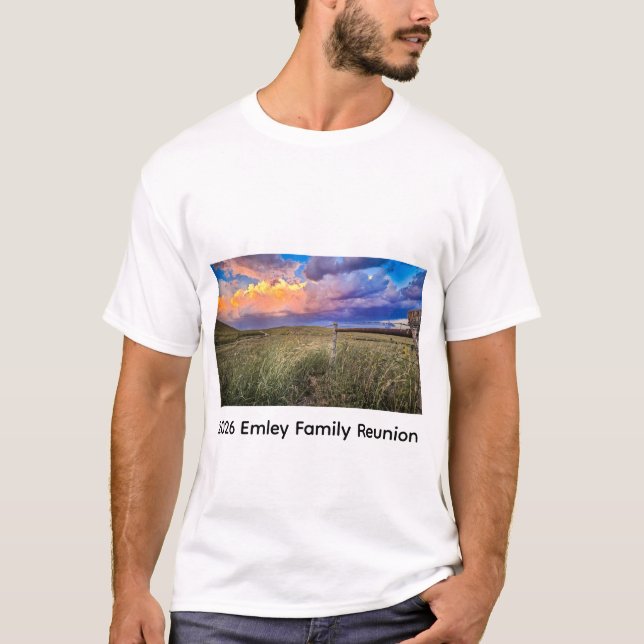 Camiseta de la reunión familiar Emley 2026 (Anverso)