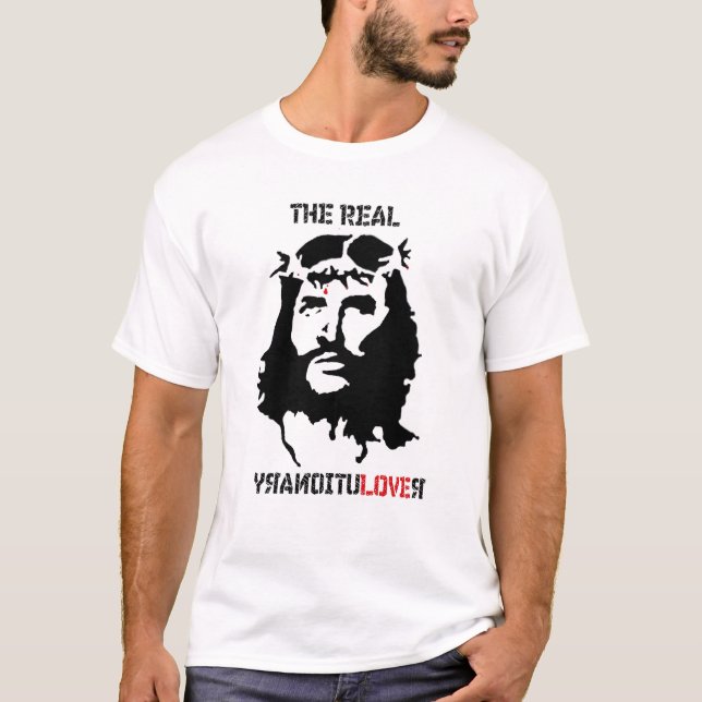 Camiseta de la revolución de Jesús (Anverso)