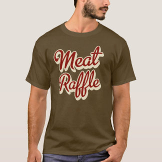 Camiseta de la rifa de la carne